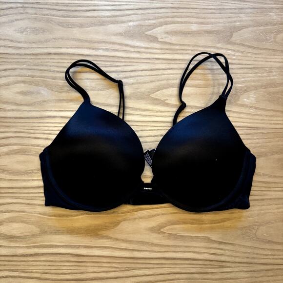 Victoria's Secret Very Sexy Push-Up Bra Black 32D - Picture 1 of 4